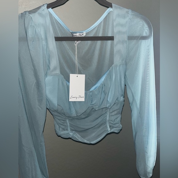 Emory Park Mesh Long Sleeve Top - Picture 1 of 3